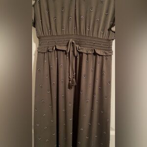 NWT Liz Claiborne green flowy sleeve dress size small